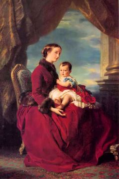 398px-Franz_Xavier_Winterhalter-The_Empress_Eugenie_Holding_Louis_Napoleon
