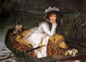 Young_Lady_in_a_Boat_Jacques_Tissot